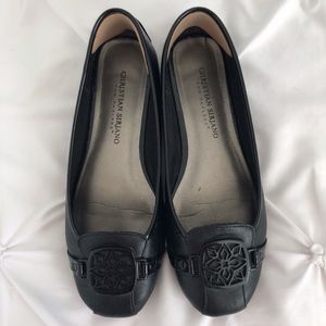 Christian Siriano Black Flats 5 1/2W
